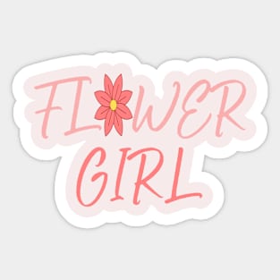 Flower Girl Sticker